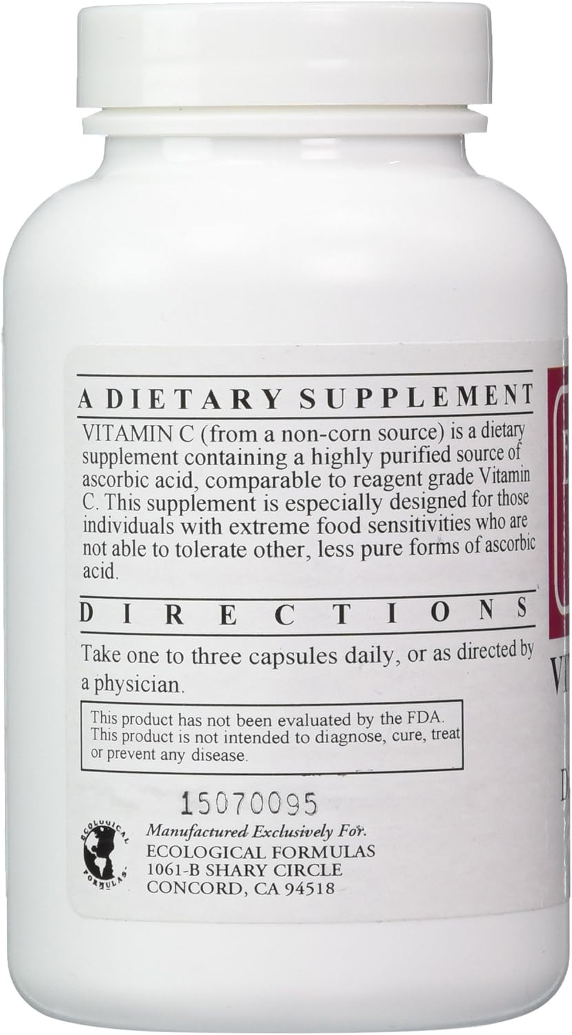 Cardiovascular Research Vitamin C-1000 Capsules, 120 Count