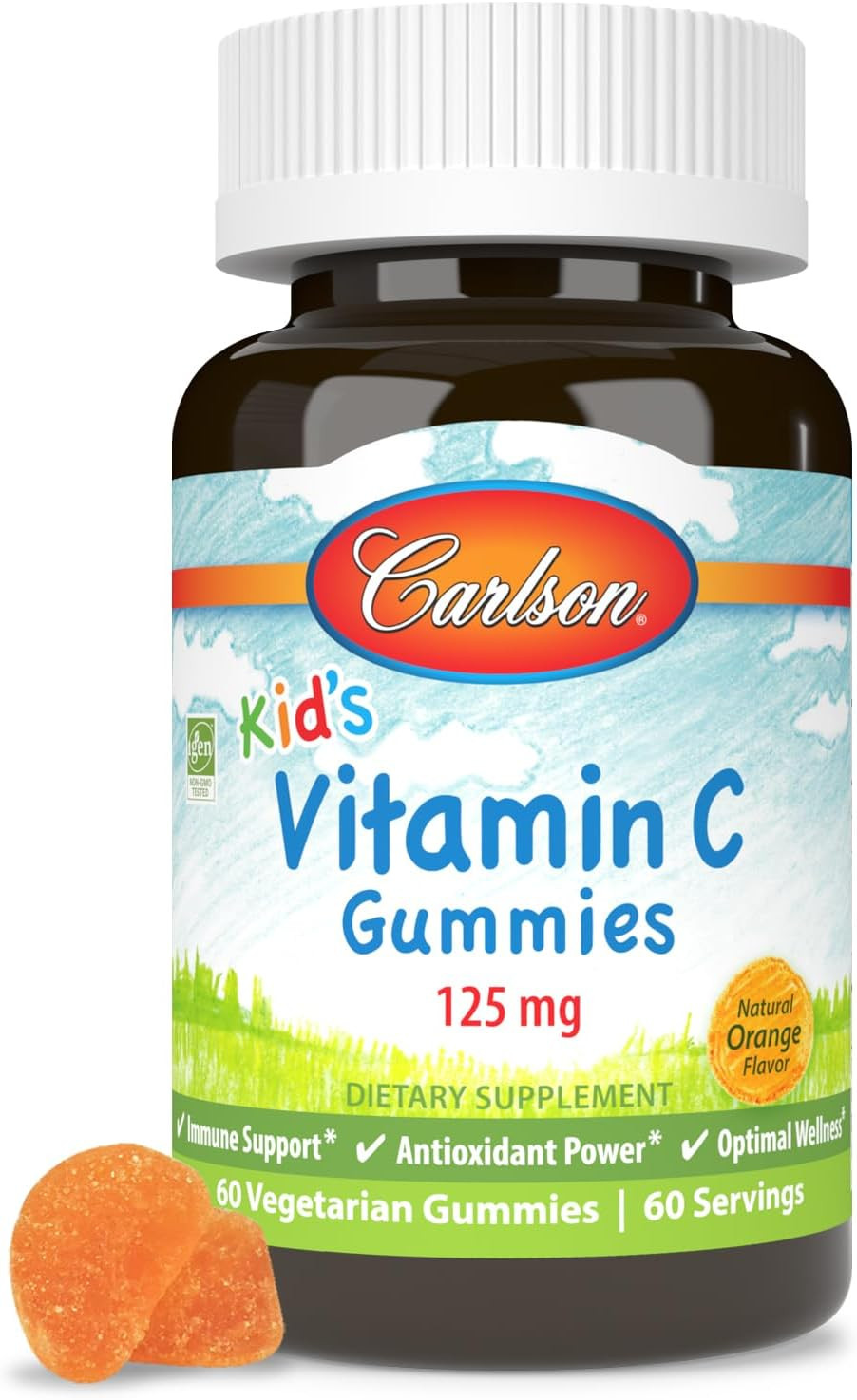 Carlson Labs Kids Vitamin C Gummies, 60 Ct