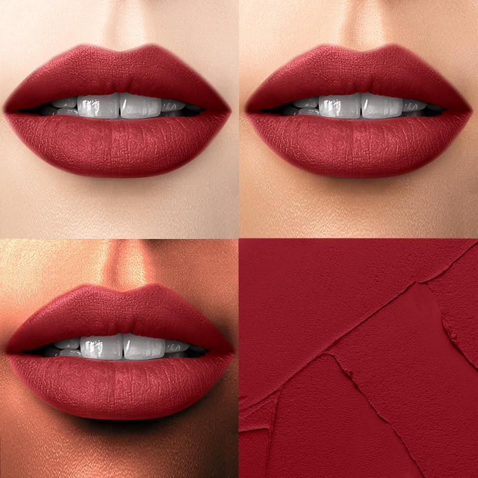 Catkin Semi Matte Liquid Lipstick Lip Gloss For Women Tinted High Pigmented, Waterproof Long Lasting Moisturizing Smooth Velvet Effect (C03)
