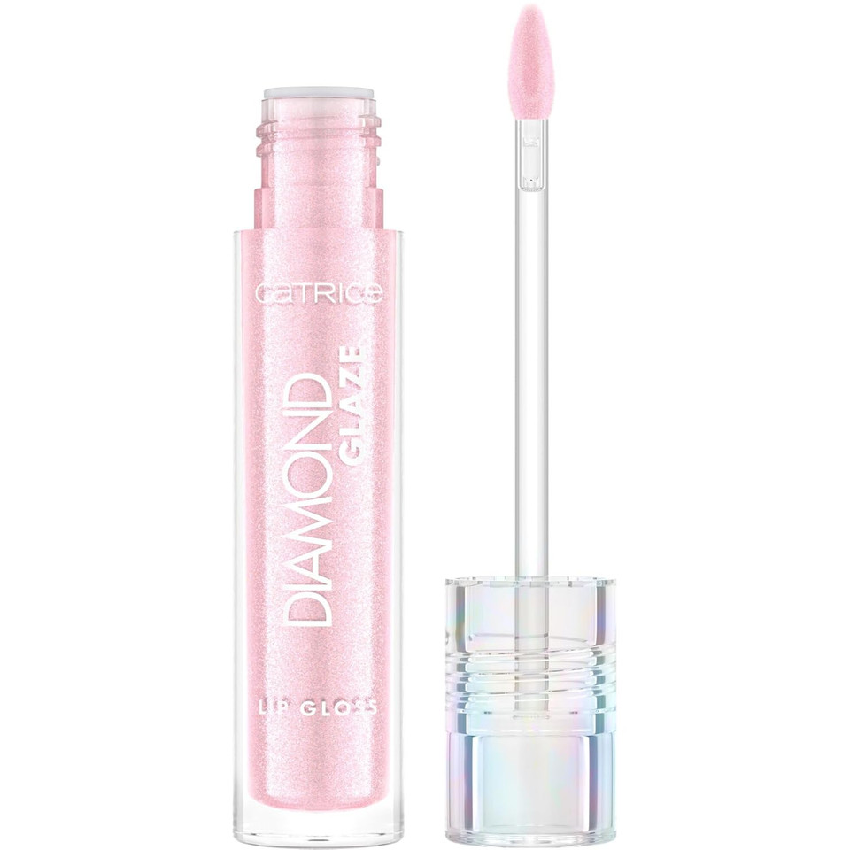 Catrice | Diamond Glaze Lip Gloss (030 Less Bitter More Glitter) | Holographic, Glittery Shine | Non-Sticky, High-Shine Formula | Vegan & Cruelty Free