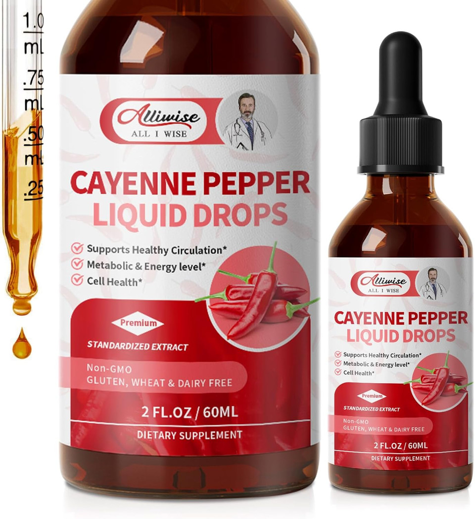 Cayenne Pepper Drops Supplement