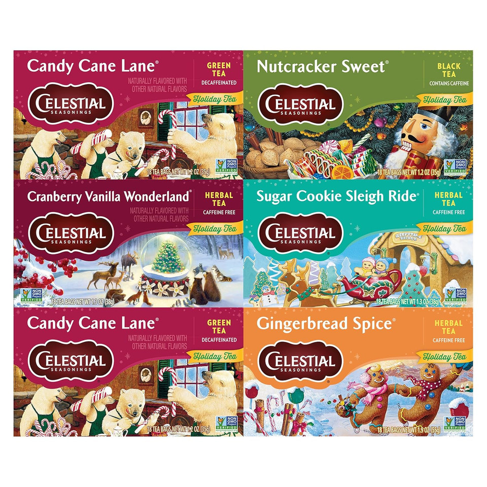 Celestial Seasonings Nutcracker Sweet Black Tea, 18 Count