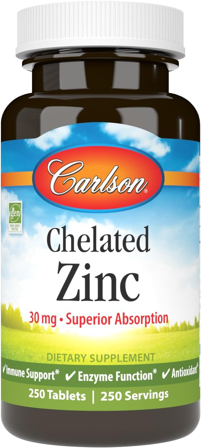 Chelated Zinc 250 Tabs
