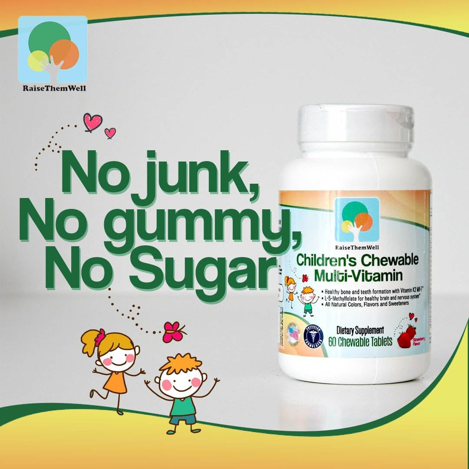 ChildrenS Probiotic, Chewable Gut Health Tablets For Kids, Supports Digestion, Immunity & Nutrient Absorption, No Artificial Additives, Mixed Berry, 60 Servings