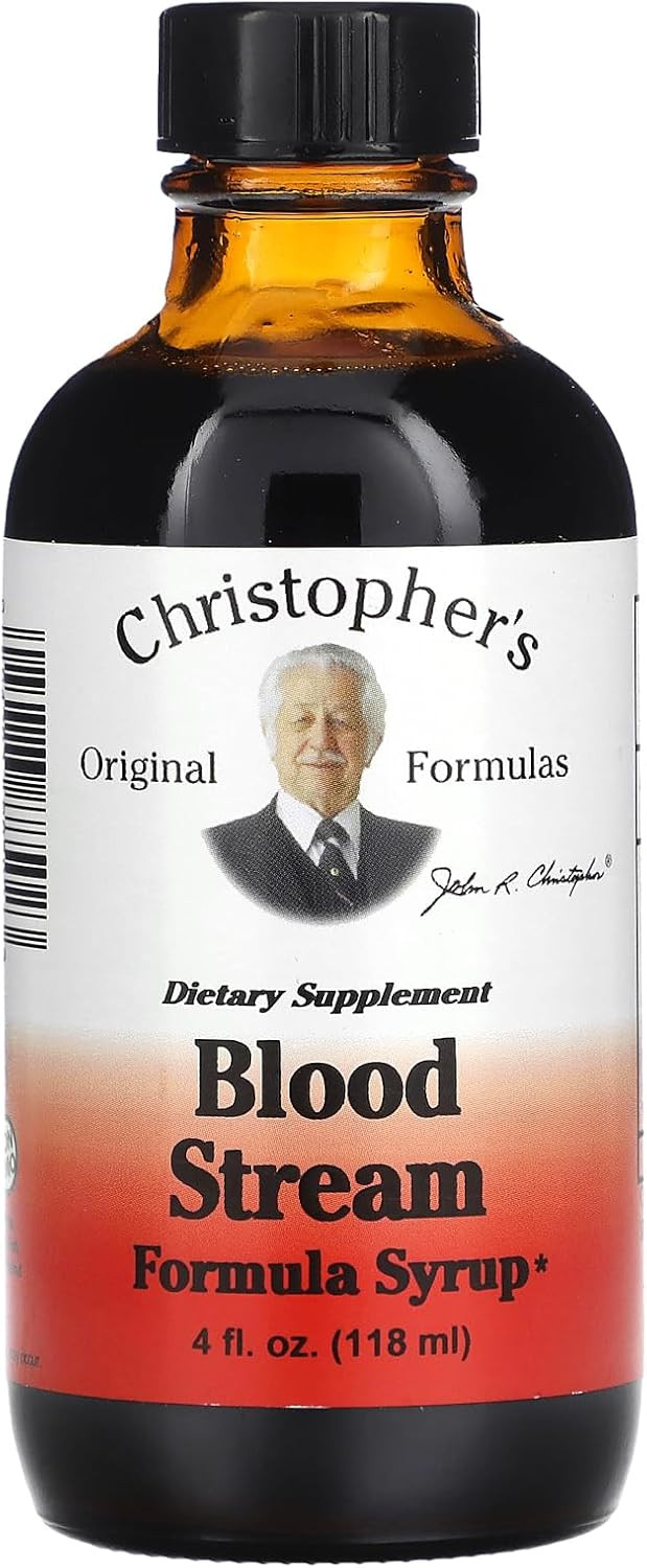 Christopher'S Original Formulas Blood Stream Formula Syrup, 4 Fl Oz (118 Ml)