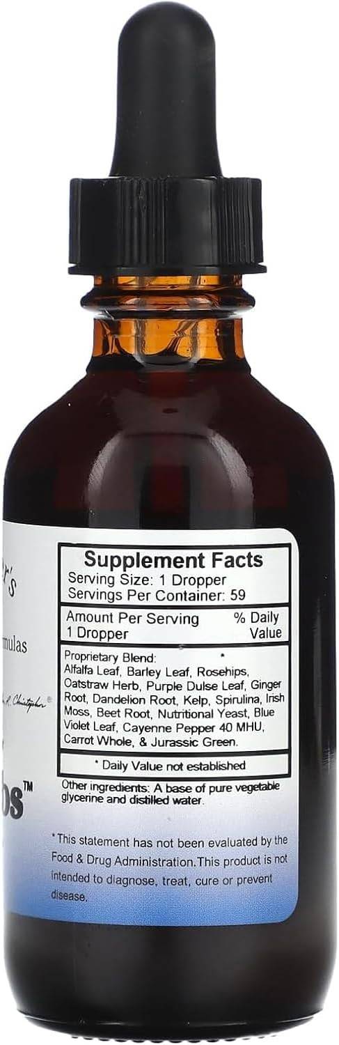 Christopher'S Original Formulas Vitalerbs Extract, Nutrient-Rich Herbal Supplement, 2 Oz