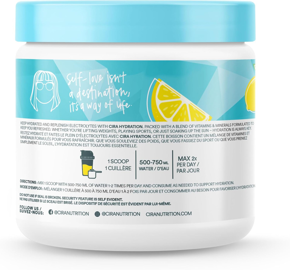 Cira Hydration Bundle: Strawberry Margarita & Alicia Mccarvell'S Self-Love Lemonade