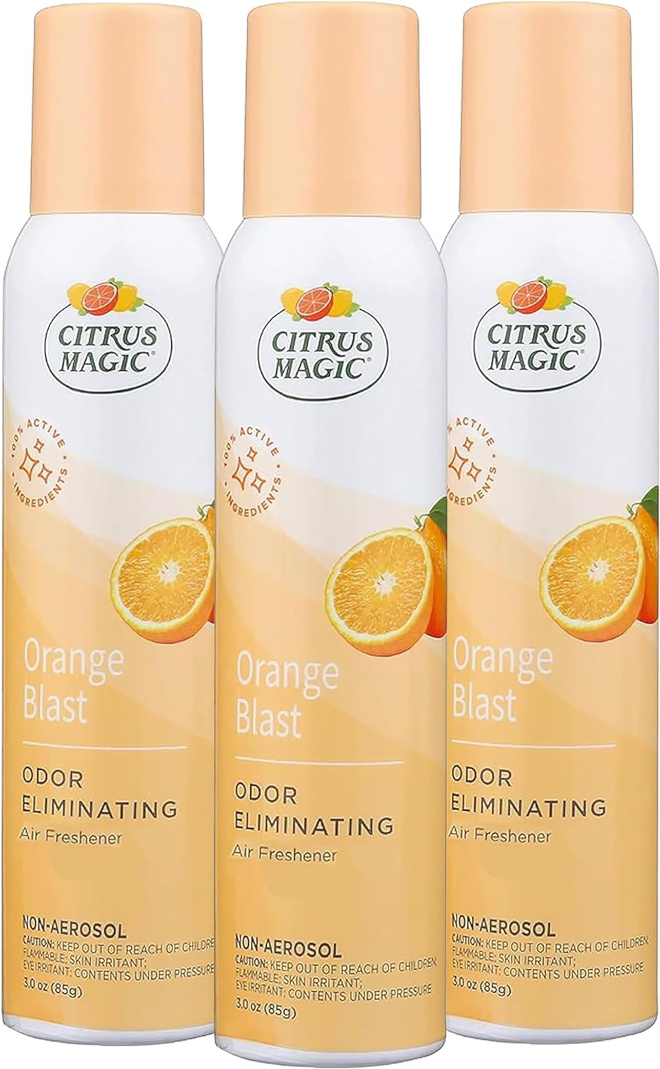 Citrus Magic Odor Eliminating Air Freshener Spray, Orange Blast, 6-Ounce