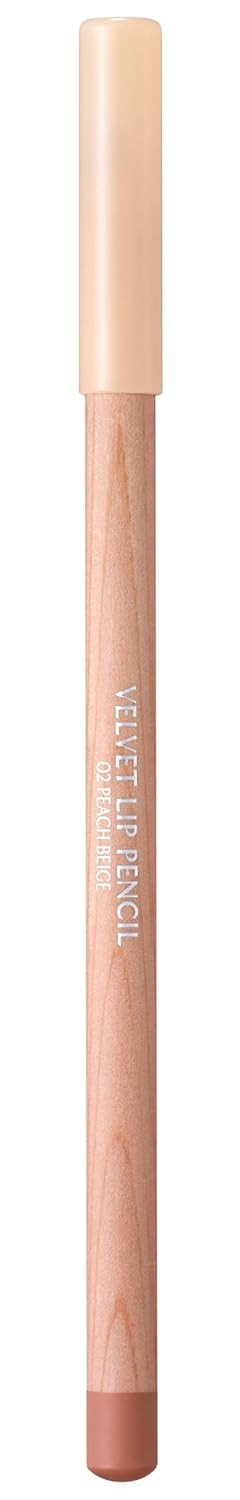Clio Wood Velvet Lip Pencil - Long-Lasting Lip Liner, Matte Finish, Sharpenable (006 Vanilla Coral)