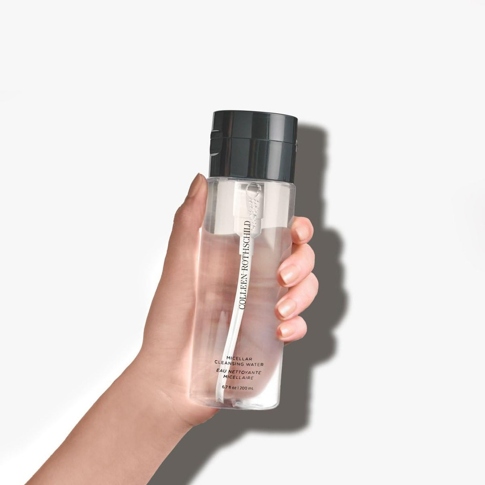 Colleen Rothschild Micellar Cleansing Water | Makeup Remover | Cleanser | Gently Purifies, Nourishes & Revitalizes Skin (6.7 Fl Oz)