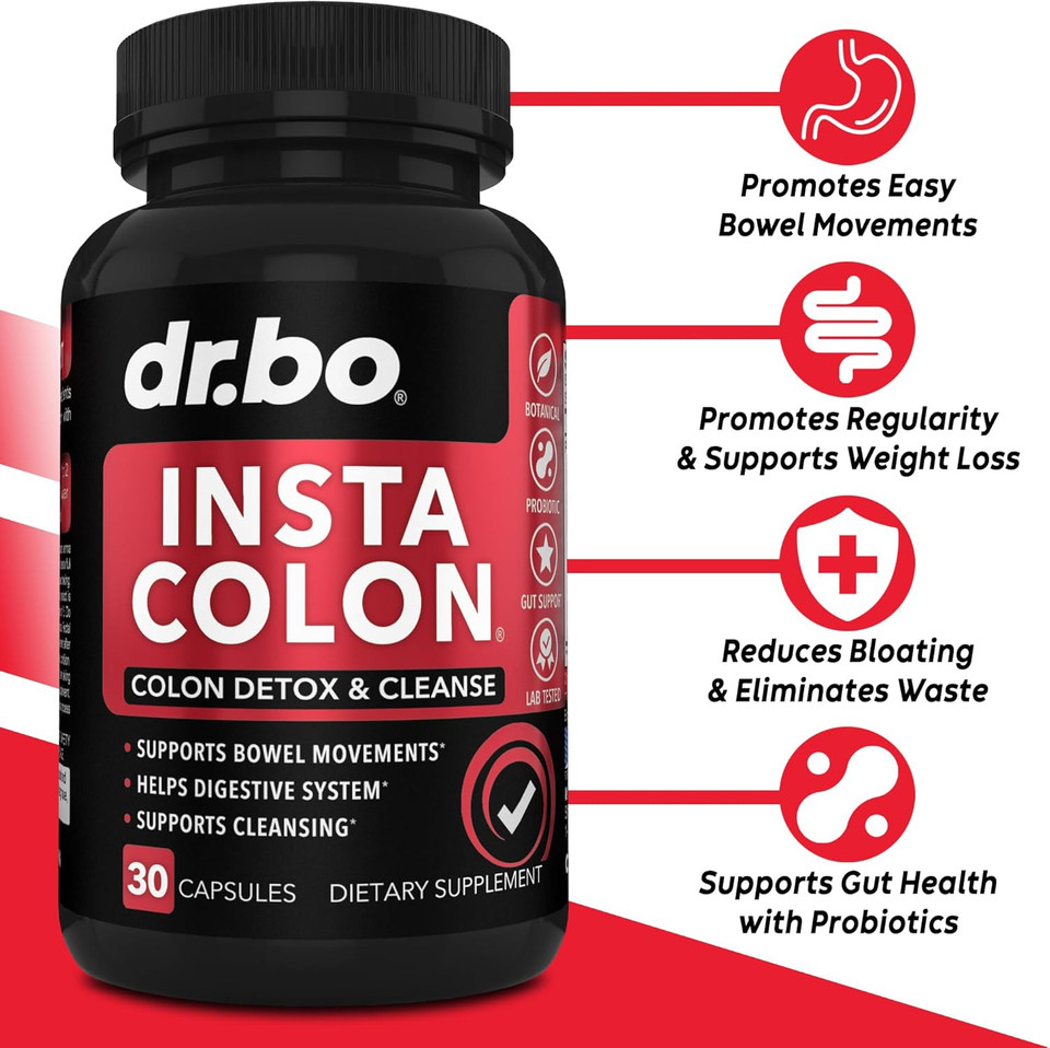 Colon Cleanser Detox Supplement Capsules - 15 Day Colon Cleanse Pills & Probiotic Herbal Cleansing - Daily Natural Bowel Movement Supplements For Intestinal Stomach Bloating Digestive Gut Support