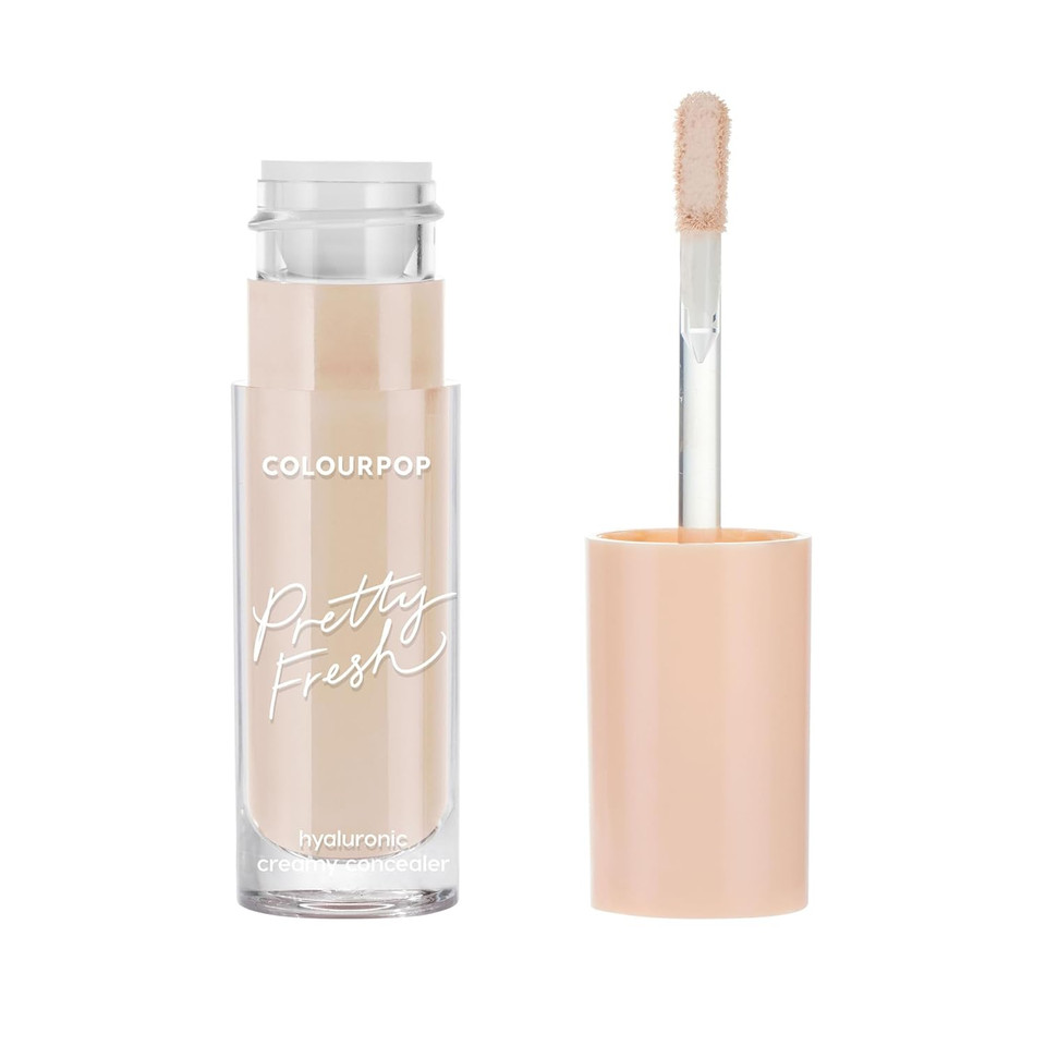 Colourpop Pretty Fresh Creamy Concealer - Full Coverage Concealer With A Natural Finish - Formulated With Hyaluronic Acid & Coconut Water For Instant Hydration - Light - 45W (0.3 Oz)