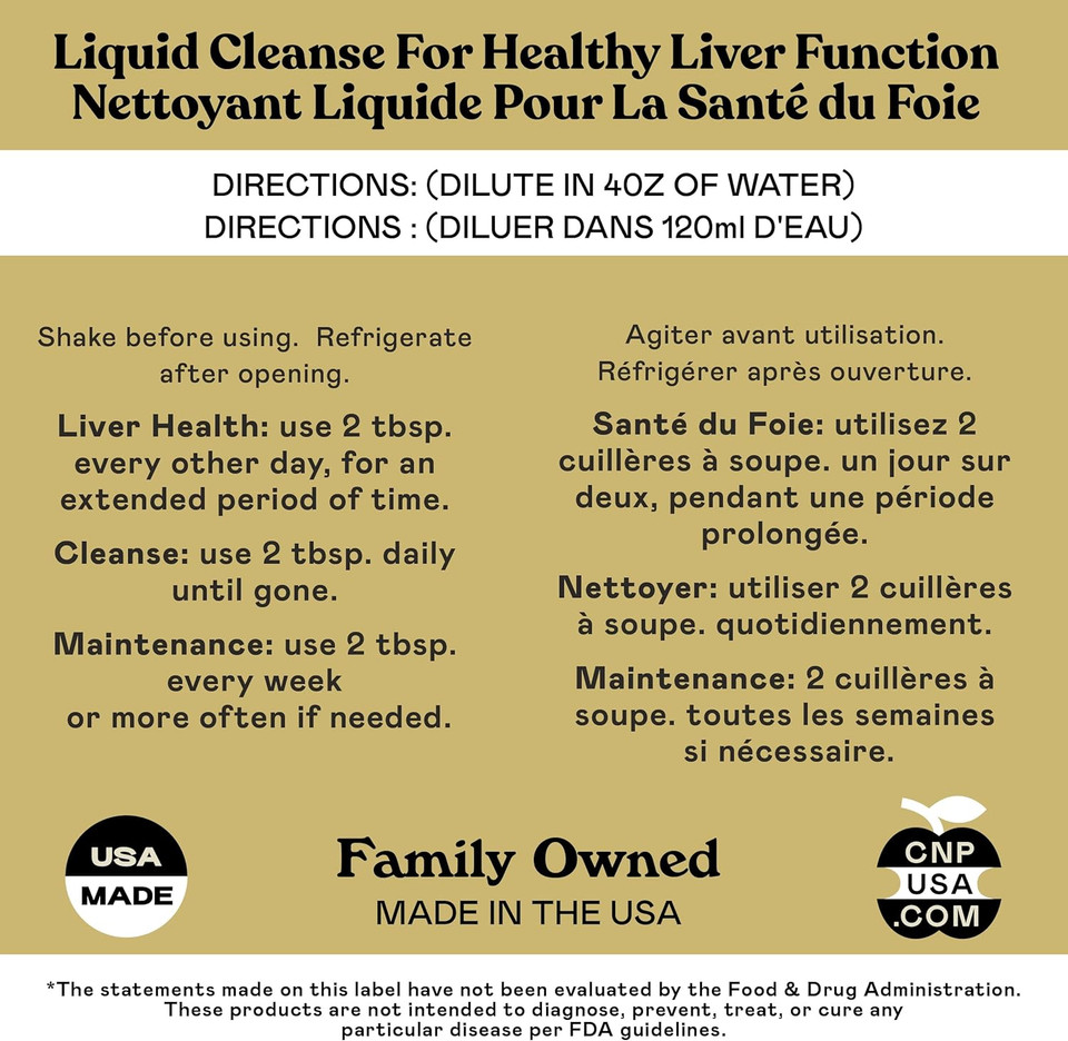Complete Natural Products Liver Complete - 16Oz Glass Bottle, Liver Cleanse And Detox