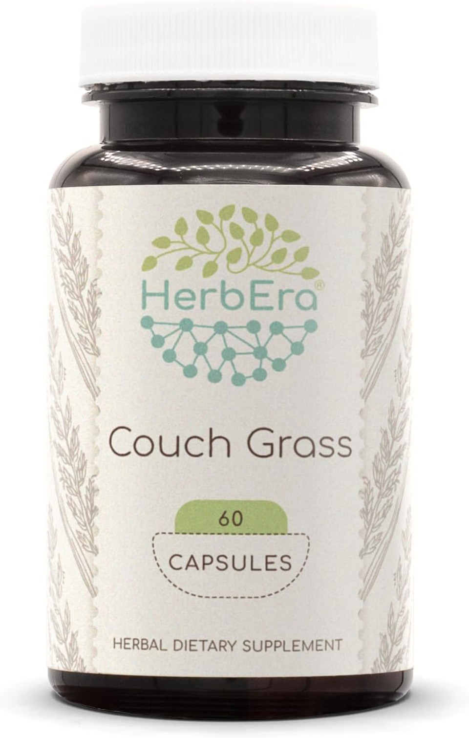 Couch Grass 120 Capsules, 500 Mg, Made With Couch Grass (Elymus Repens) Dried Root (120 Capsules)