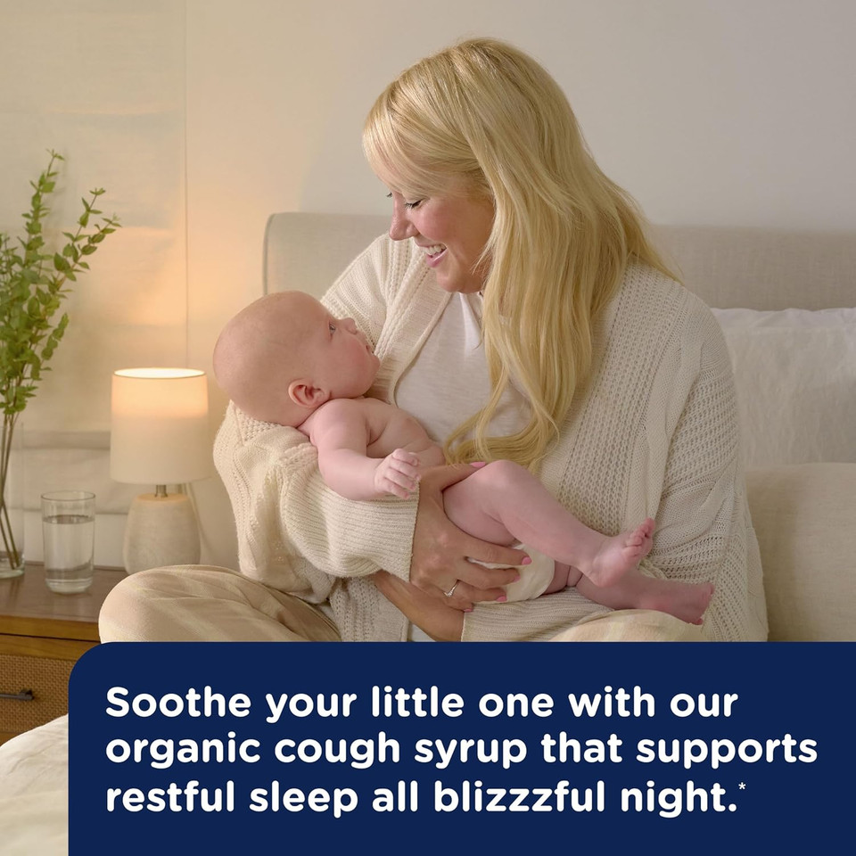 Mommy'S Bliss Organic Baby Cough Syrup & Mucus Night Time, Contains Organic Agave And Ivy Leaf, Made For Babies 4 Month+, 1.67 Fluid Ounces