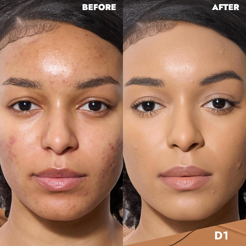 Cover Fx Skin Discovered Longwear Full Coverage Concealer | Buildable Crease-Resistant High Coverage Formula Conceals, Corrects, And Brightens | D1 - Tan To Deep Skintones With A Warm Golden Undertone