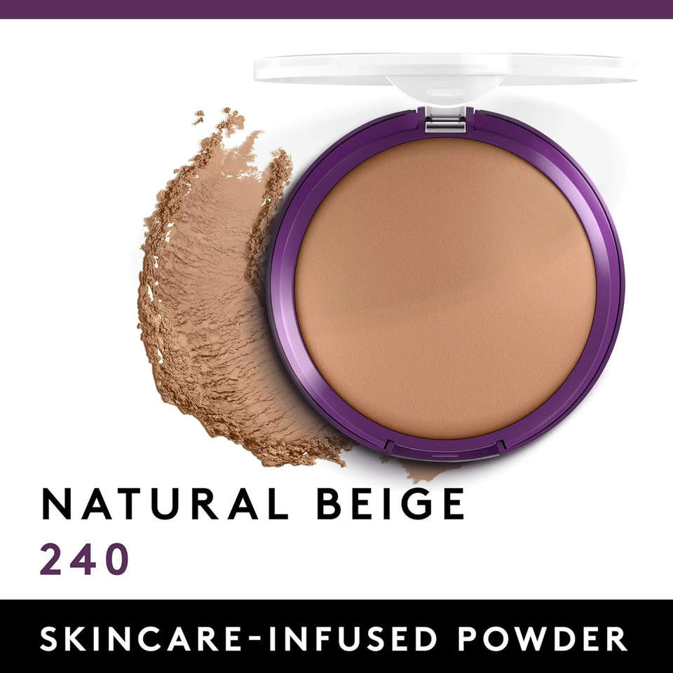 Covergirl Simply Ageless Instant Wrinkle Blurring Pressed Powder, Natural Beige, 0.39 Oz