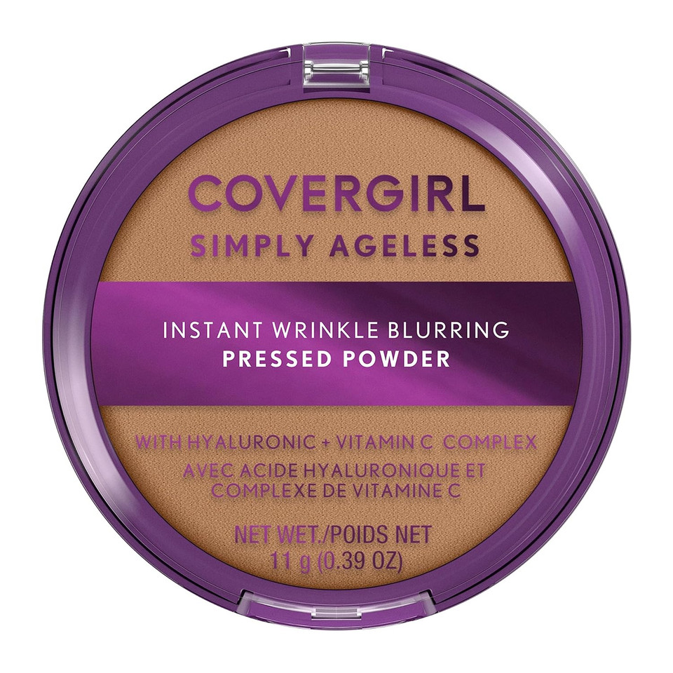 Covergirl Simply Ageless Instant Wrinkle Blurring Pressed Powder, Soft Sable, 0.39 Oz