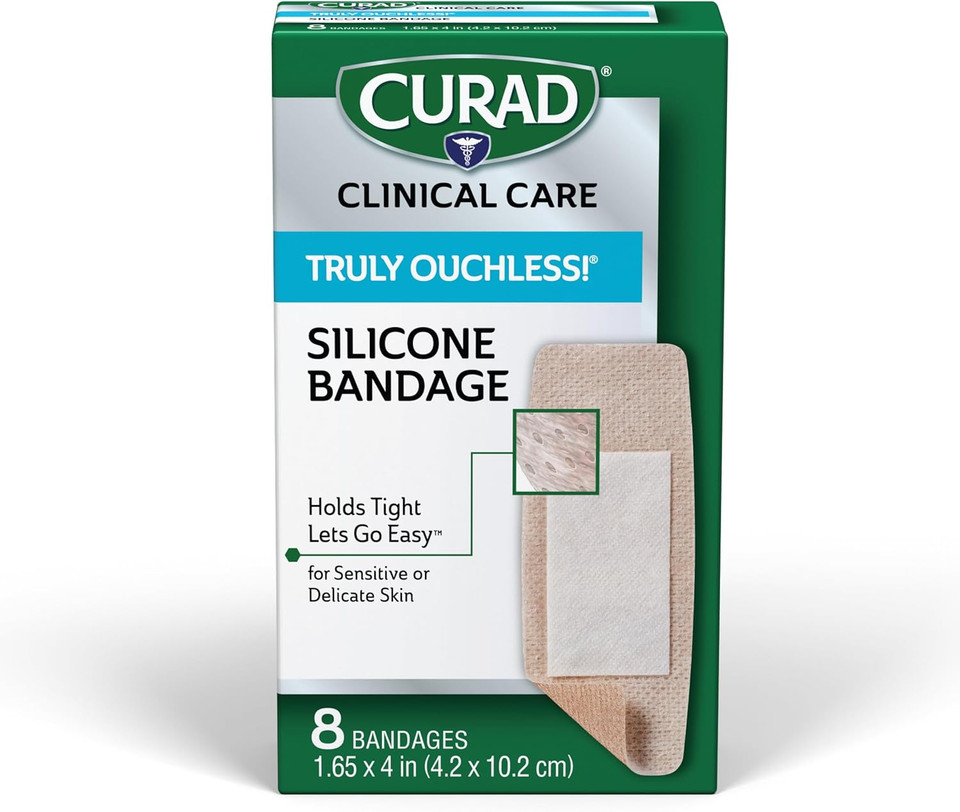 Curad - Cur5003V1 Truly Ouchless Silicone Bandage