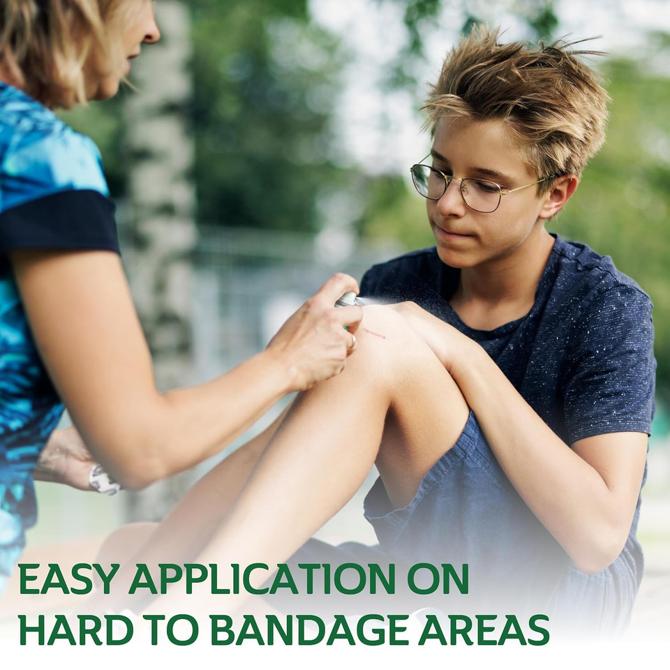 Curad Quickstop!® Bleeding Control Spray | .81Oz | Fast-Acting Solution For Persistent Bleeding | For Minor Cuts & Scrapes | 1 Count