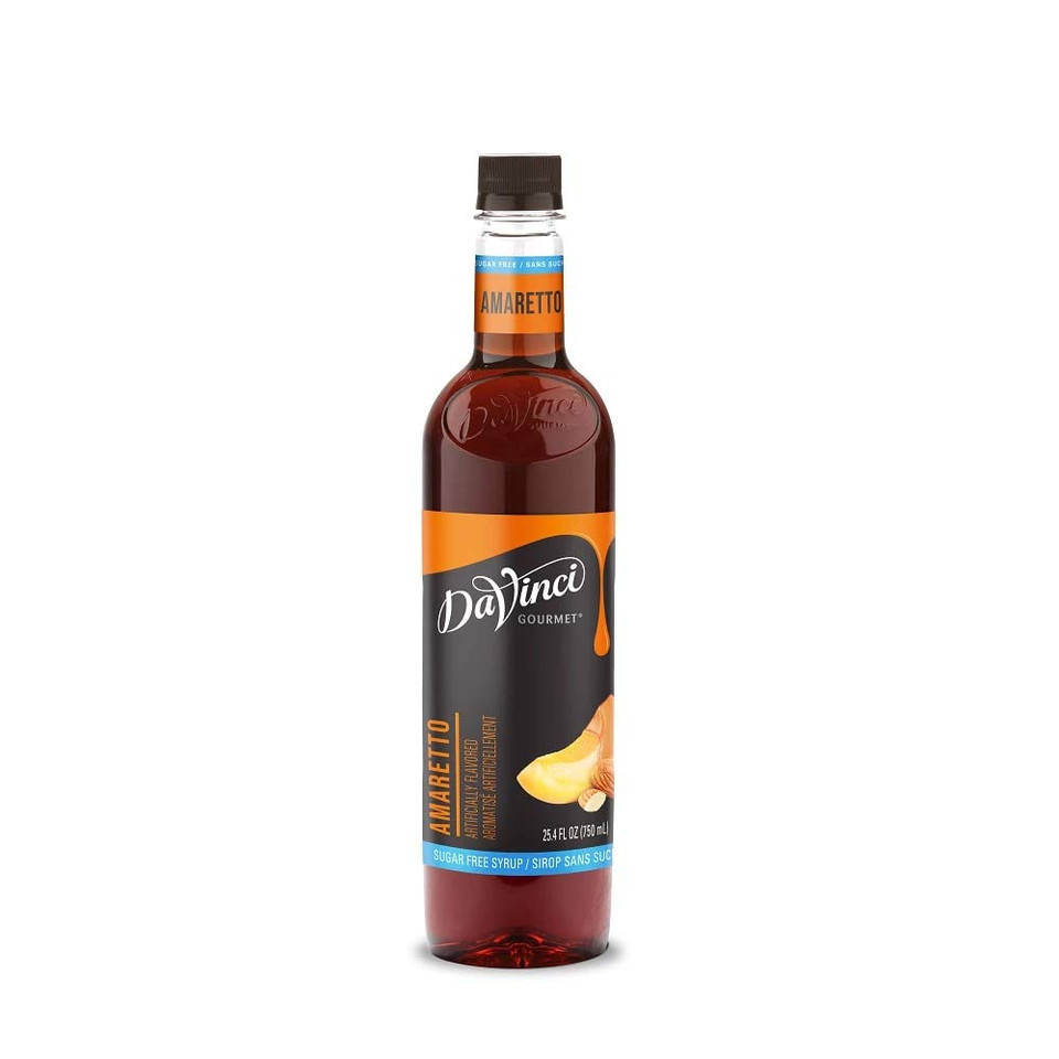 Da Vinci Sugar Free Amaretto Syrup 750Ml