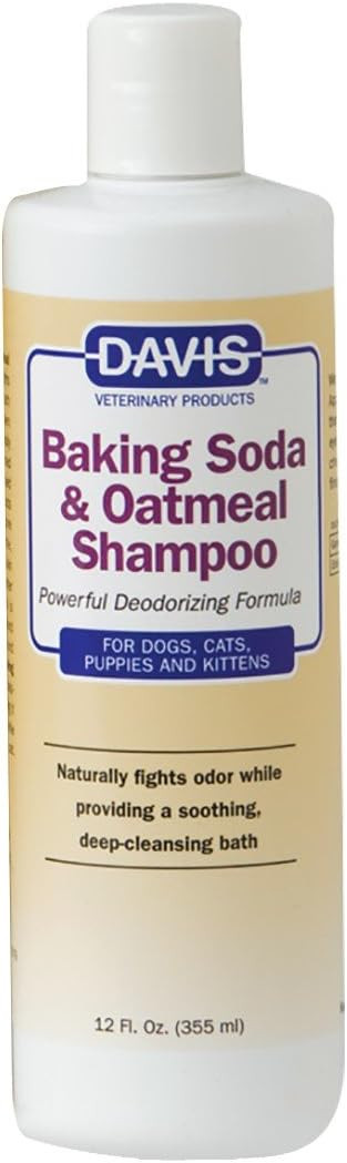 Davis Baking Soda & Oatmeal Pet Shampoo, 12 Oz