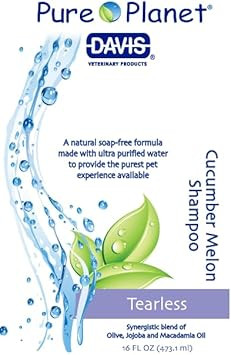 Davis Pure Planet Cucumber Melon Tearless Pet Shampoo, 16 Oz