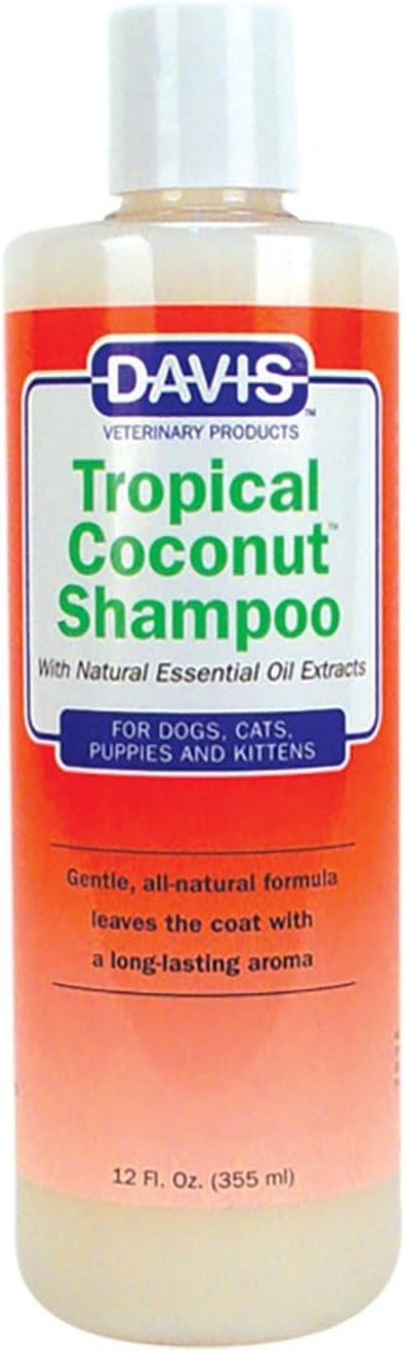 Davis Tropical Coconut Pet Shampoo, 12 Oz