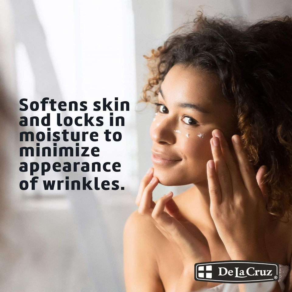 De La Cruz Vitamin E Cream Moisturizer For Face And Neck - Moisturizing Skin Care For All Skin Types - Made In Usa, 4 Oz