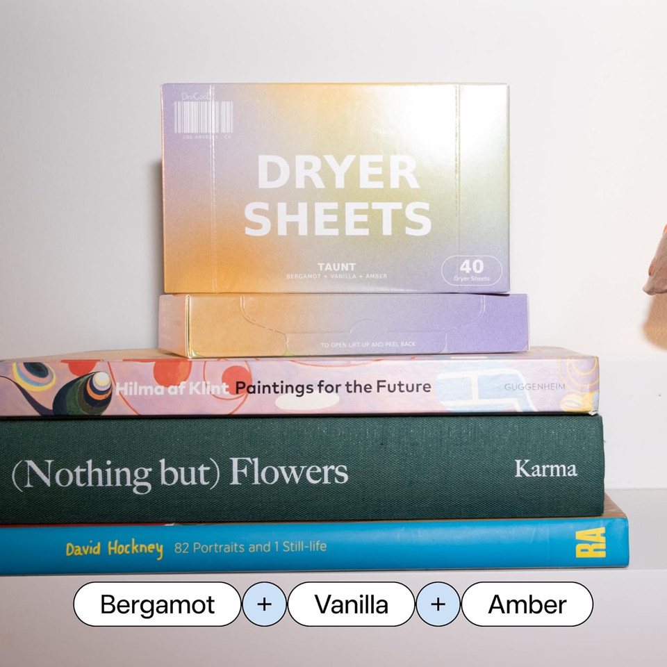 Dedcool Dryer Sheets (Xtra Milk, 40 Count) - Non-Toxic, Vegan Fabric Softener Sheets, For Sensitive Skin, Premium Laundry Supplies For Fresh And Soft Clothes