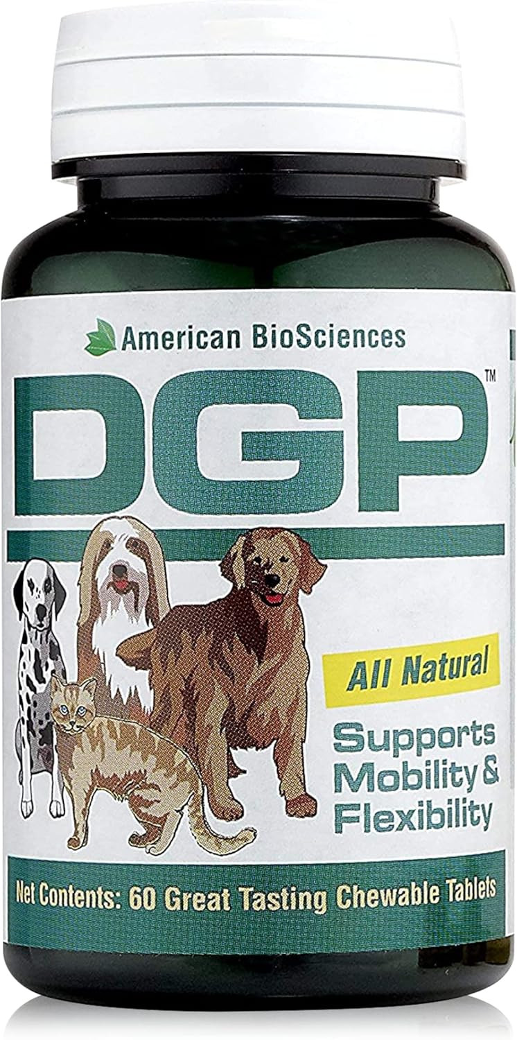 Dgp All-Natural Joint Supplement For Dog Hip & Joint Support With Turmeric, Boswellia Extract, Feverfew - Quick Mobility Support - 60 Chew Tabs For Pets