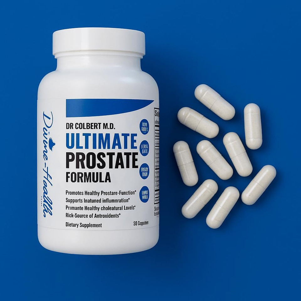 Divine Health Ultimate Prostate Formula - Includes Beta-Sitosterol - Selenium - Saw Palmetto - Zinc - Graminex - Pumpkin Seed - 30 Day Supply