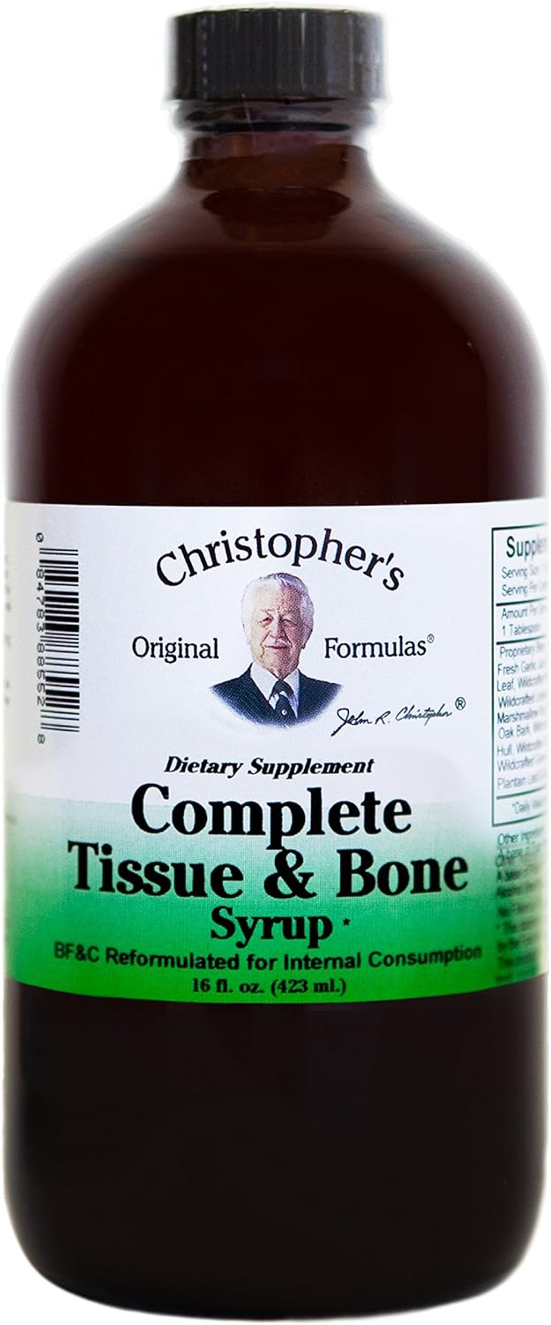 Dr Christopher'S Formula Complete Tissue And Bone Syrup, 16 Ounce