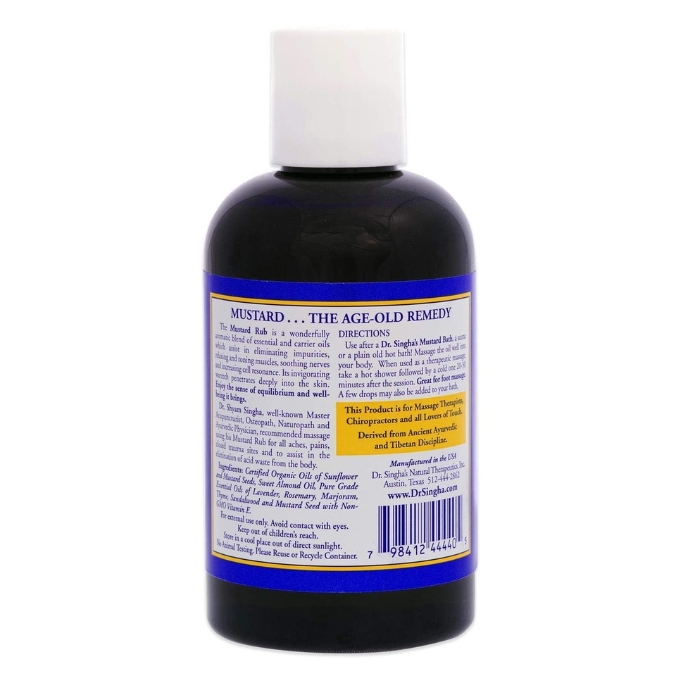 Dr Singha'S Mustard Rub, 6 Ounce