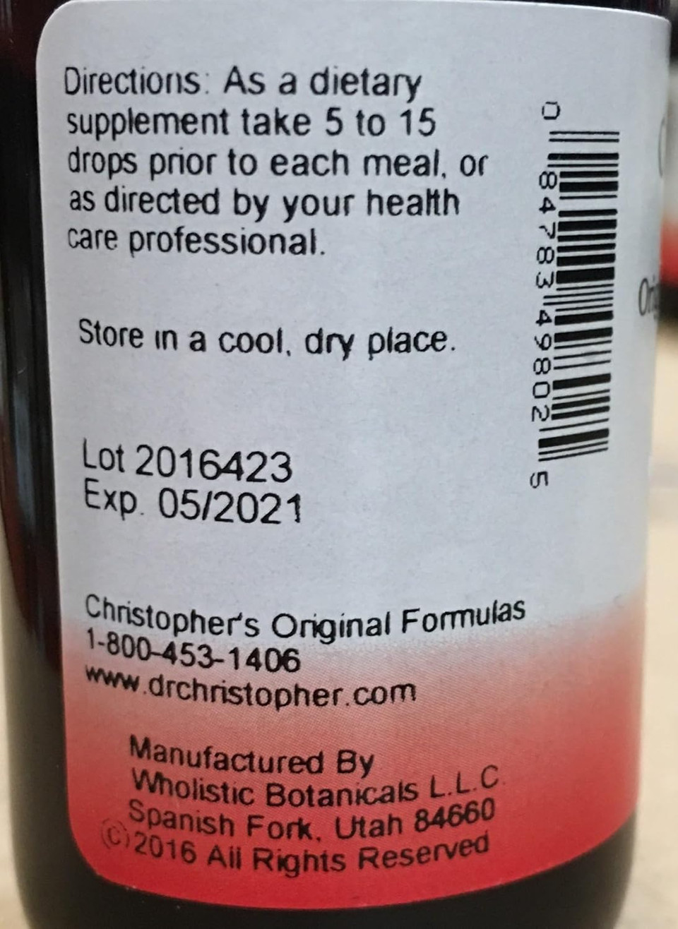 Dr. Christopher'S Blood Stream Formula, 2 Oz Glycerine Extract - Natural Herbal Blend