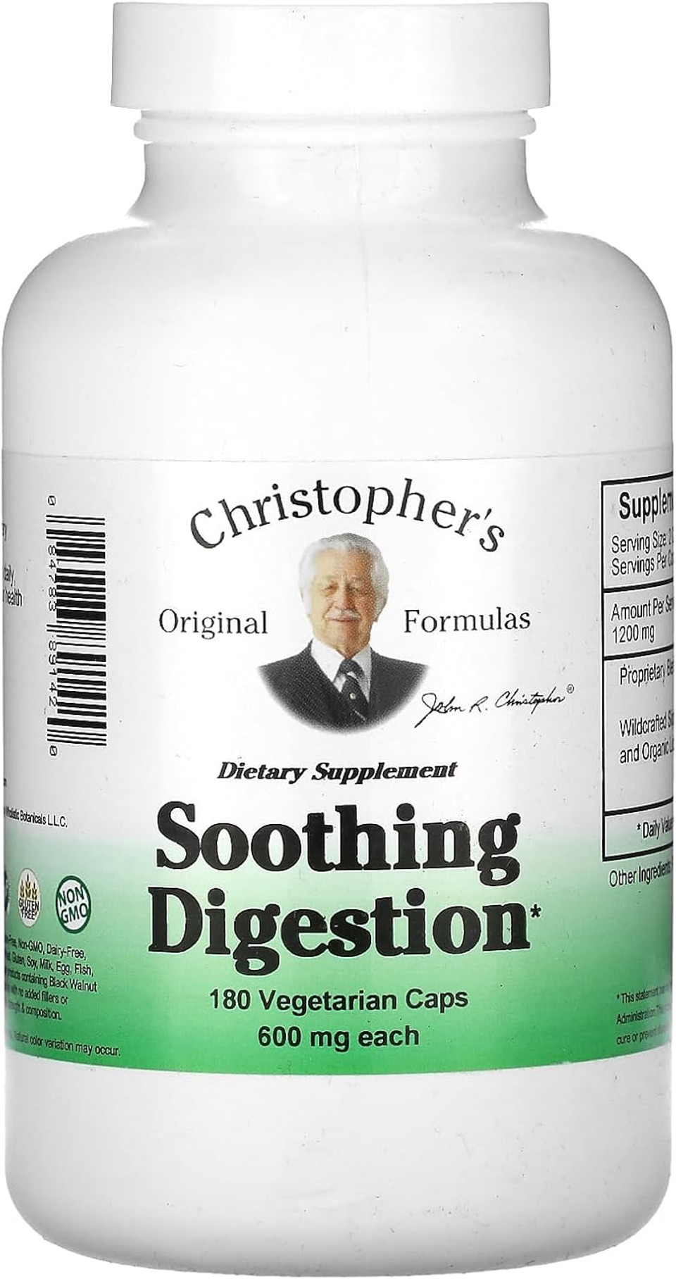 Dr. Christopher'S Soothing Digestion (180 Caps)