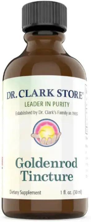 Dr. Clark Goldenrod Tincture For Kidney And Urinary System Support, 1 Oz