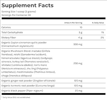 Dr. Fuhman'S Mushroom Chai Superfood Powder
