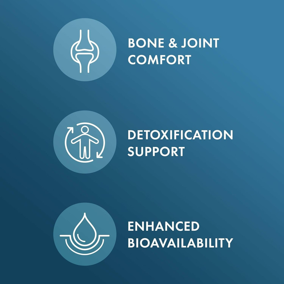 Dr. Mercola Magnesium Advanced - Supports Bone, Joint & Brain Health - Contributes To More Restful Sleep - Non-Gmo, Gluten-Free & Soy-Free - 90 Capsules (30 Servings)