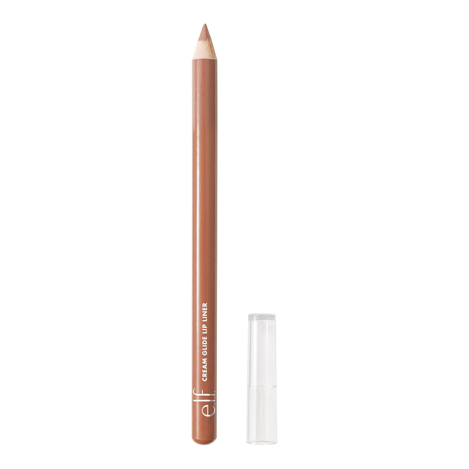 E.L.F. Cream Glide Lip Liner, Highly-Pigmented Pencil For Shaping & Sculpting Lips, Semi-Matte Finish, Vegan & Cruelty-Free, Fuschia Forward
