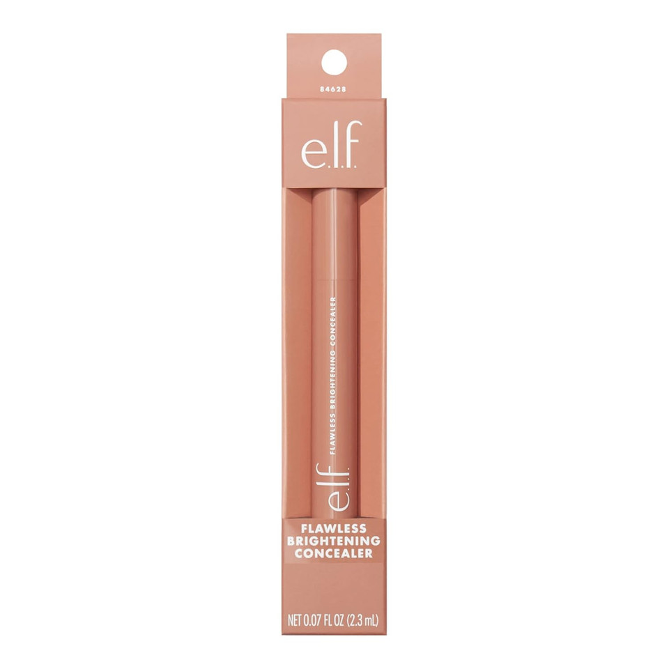 E.L.F. Flawless Brightening Concealer, Illuminating & Highlighting Face Makeup, Conceals Dark Under Eye Circles, Deep 58 N, 0.07 Fl Oz