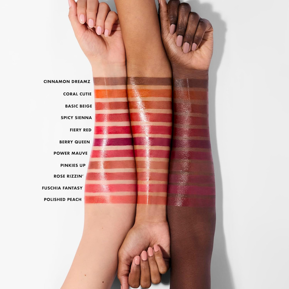 E.L.F. Glossy Lip Stain, Long-Lasting, Lightweight Lip Stain For A Sheer Pop Of Color & Subtle Gloss Finish, Vegan & Cruelty-Free, Polished Peach