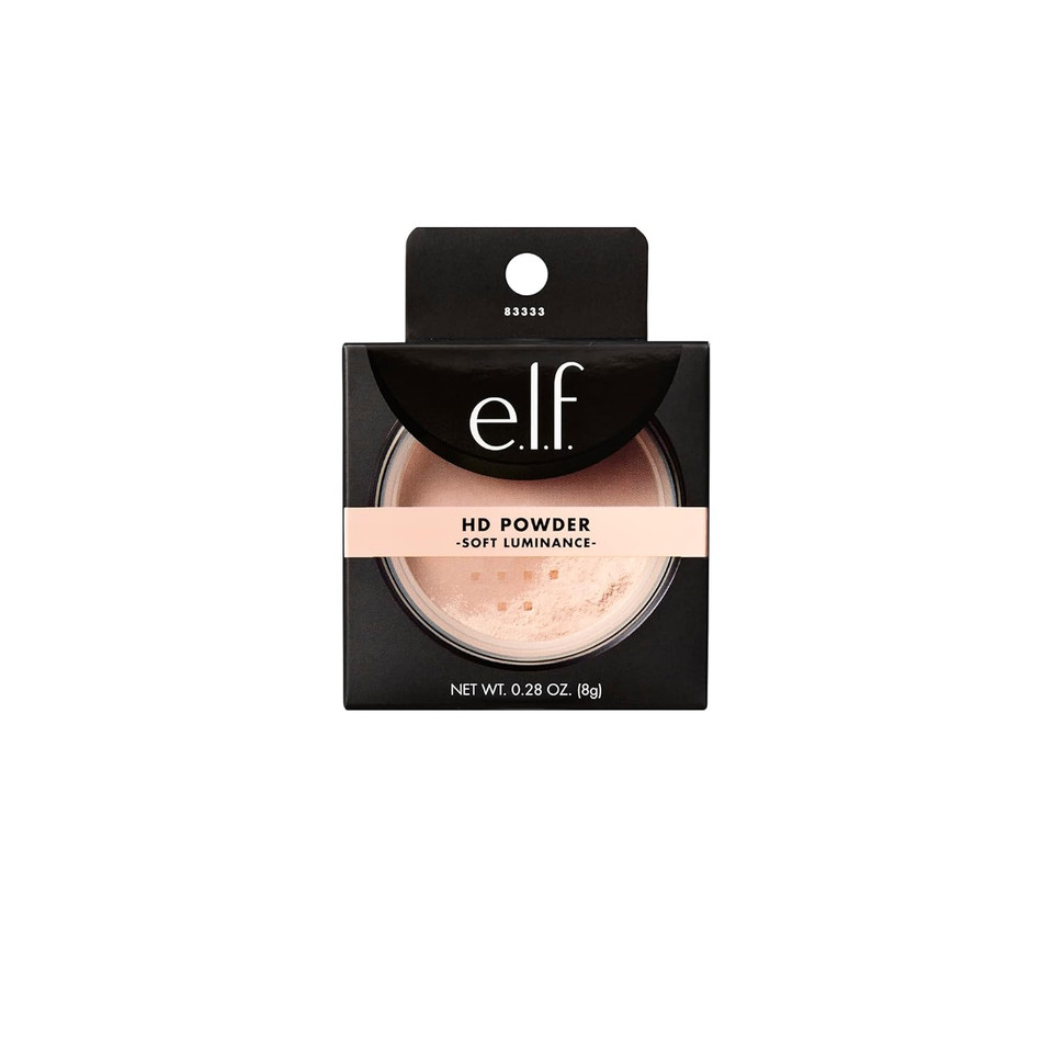 E.L.F. High Definition Powder, Loose Powder, Lightweight, Long-Lasting, Creates Soft Focus Effect, Masks Fine Lines & Imperfections, 0.28 Oz, Soft Luminance
