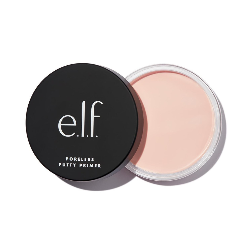 E.L.F. Poreless Putty Primer, Silky, Skin-Perfecting, Lightweight, Long Lasting, Smooths, Hydrates, Minimizes Pores, Flawless Base & Finish, All-Day Wear, Ideal For All Skin Types, 0.74 Fl Oz