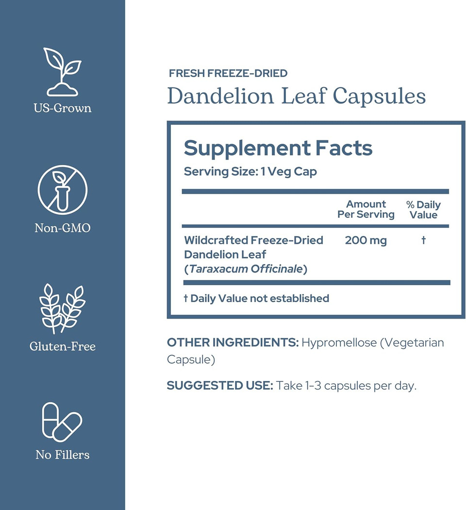 Eclectic Dandelion Leaf Cog Fdv, Blue, 50 Count