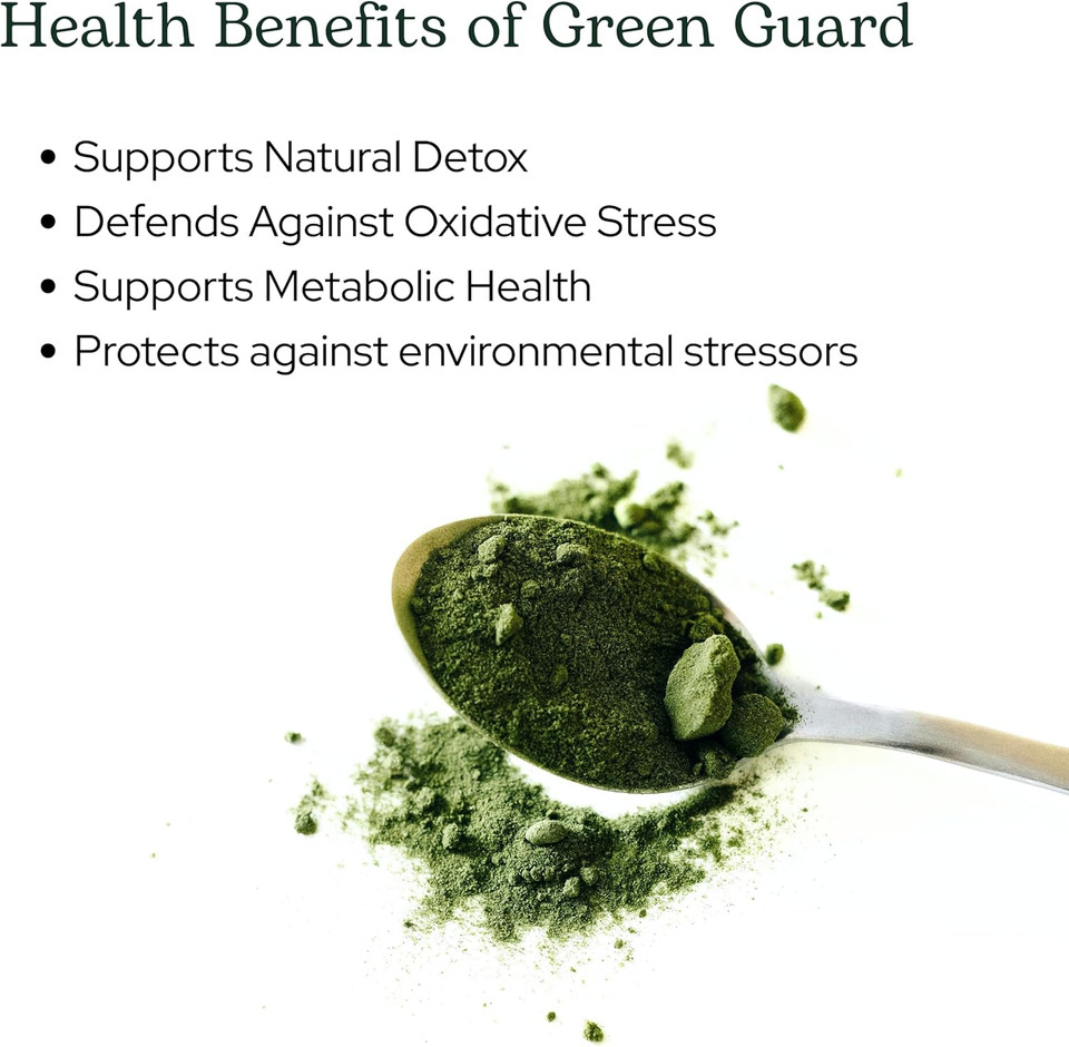 Eclectic Herb - Green Guard Powder | Natural Detox & Antioxidant Support | Nutritional Support | Superfood Powder + Daily Greens Drink Mix | Usda Organic, Us-Grown, Vegan, Non-Gmo (3.7 Oz | 105 G)