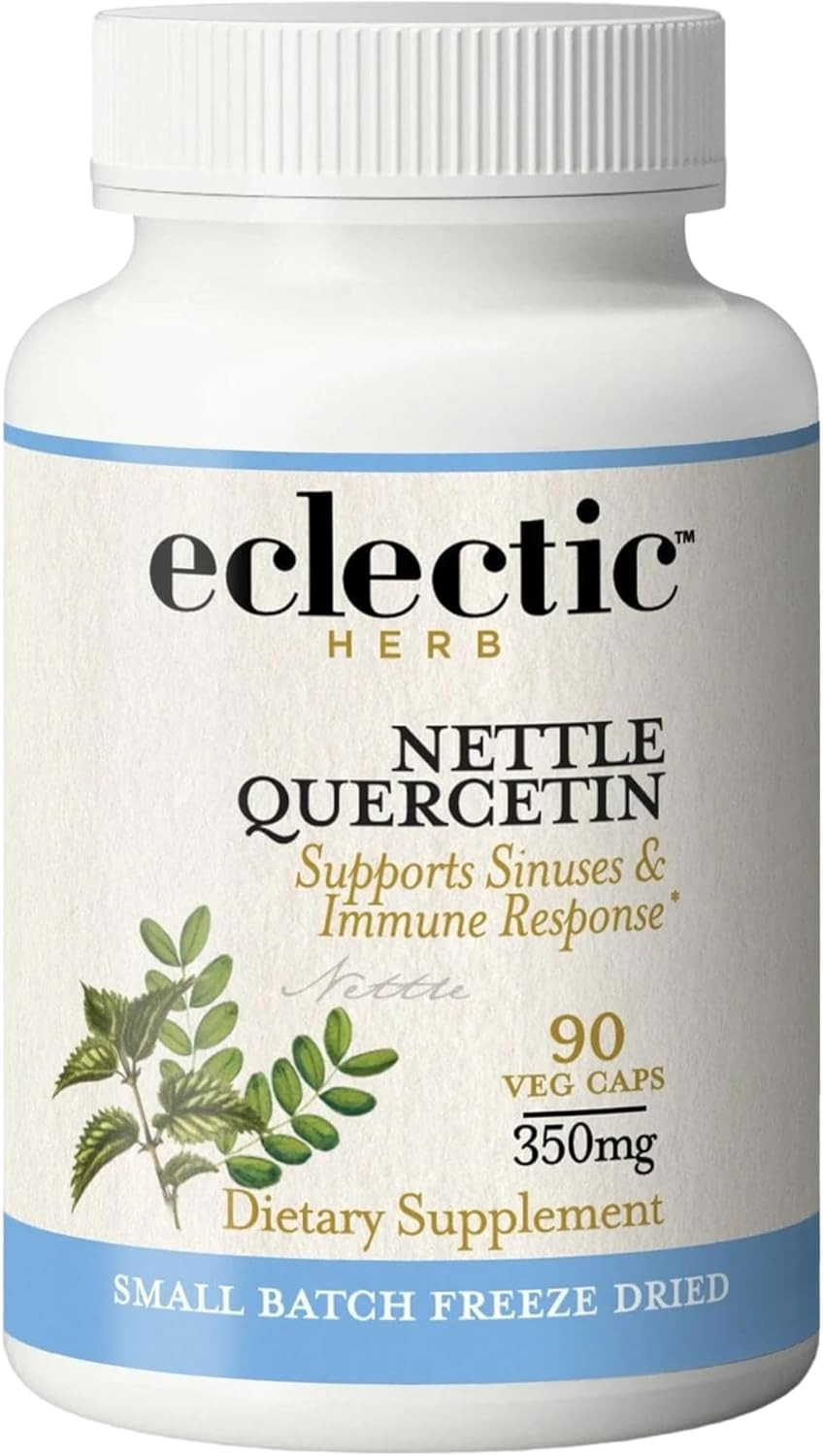 Eclectic Herb - Nettle Quercetin Capsules | Non-Gmo, Vegan | 90 Ct