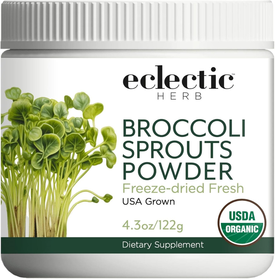 Eclectic Herb Broccoli Sprouts Powder 122 Grams