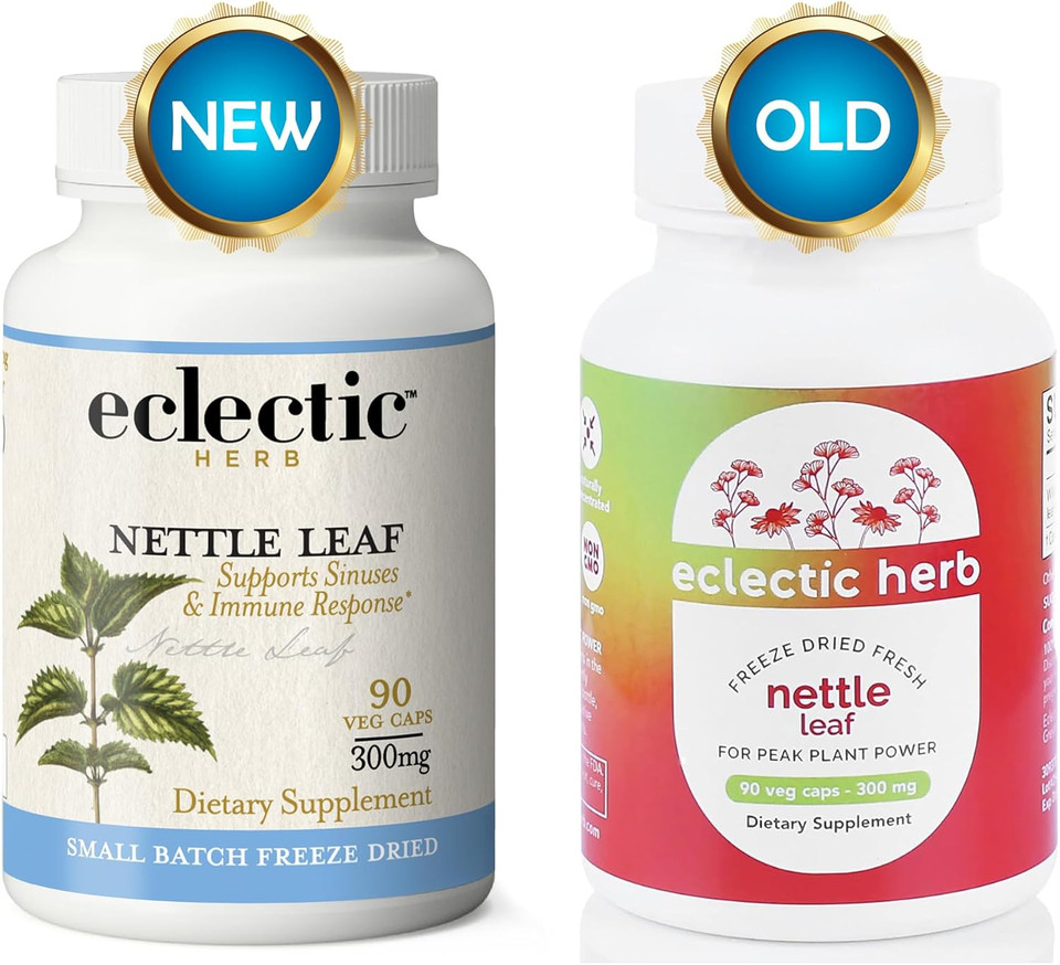 Eclectic Nettles Leaf Freeze Dried Vegetables, Blue, 90 Count