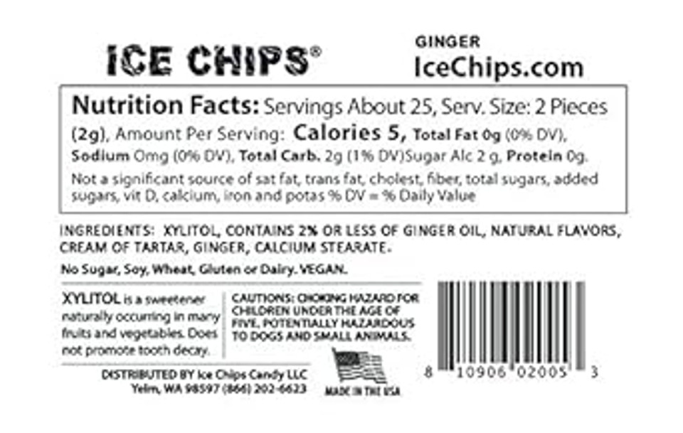 Ice Chips Candy 3 Pack Assortment (Clove, Ginger, Menthol Eucalyptus)